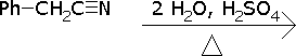 nitrile hydrolysis major reaction products 