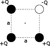 electric field practice problem 