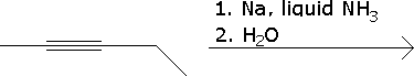  lindlar catalyst Na Liquid NH3 